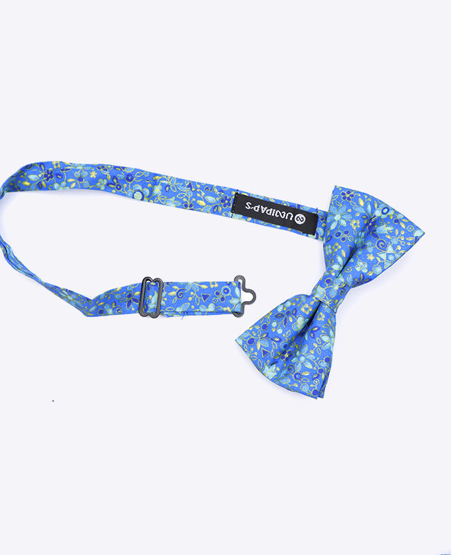 Noeud Papillon Liberty Bleu n°3 Homme en Coton | Gaspard - Unipap's