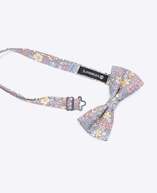 Noeud Papillon Liberty Gris n°2 Homme en Coton | Gaspard - Unipap's