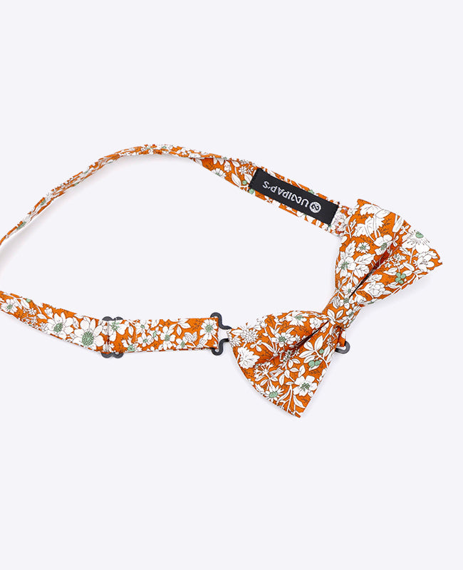 Noeud Papillon Liberty Orange Homme en Coton | Clovis - Unipap's