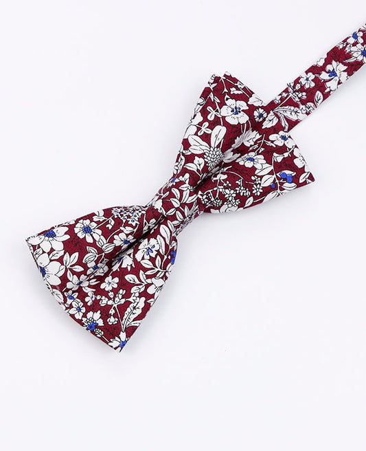 Noeud Papillon Liberty Rouge n°1 Homme en Coton | Clovis - Unipap's