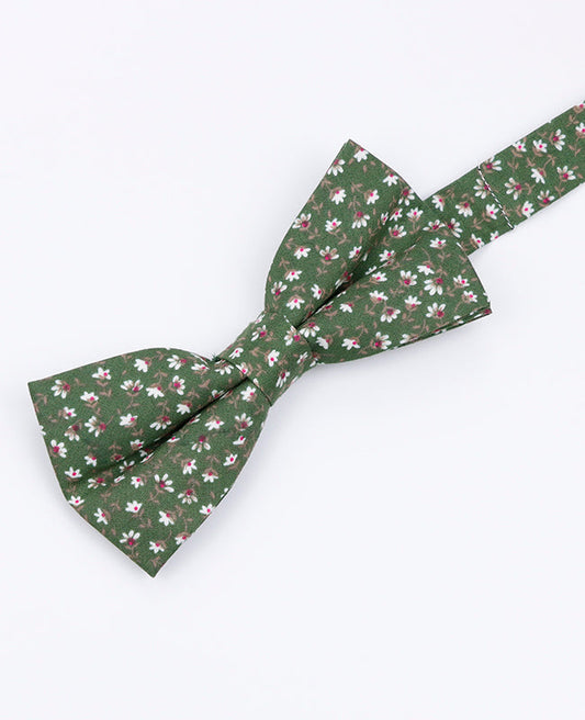 Noeud Papillon Liberty Vert n°1 Homme en Coton | Gaspard - Unipap's