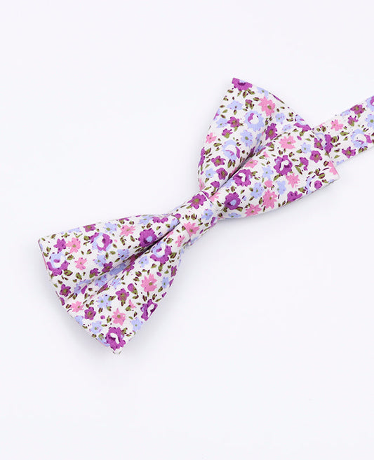 Noeud Papillon Liberty Violet Homme en Coton | Gaspard - Unipap's