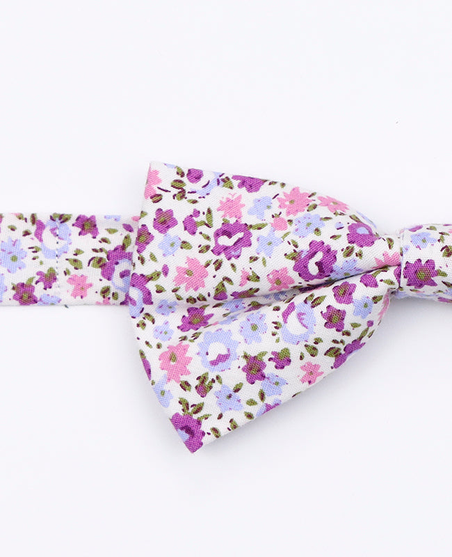 Noeud Papillon Liberty Violet Homme en Coton | Gaspard - Unipap's