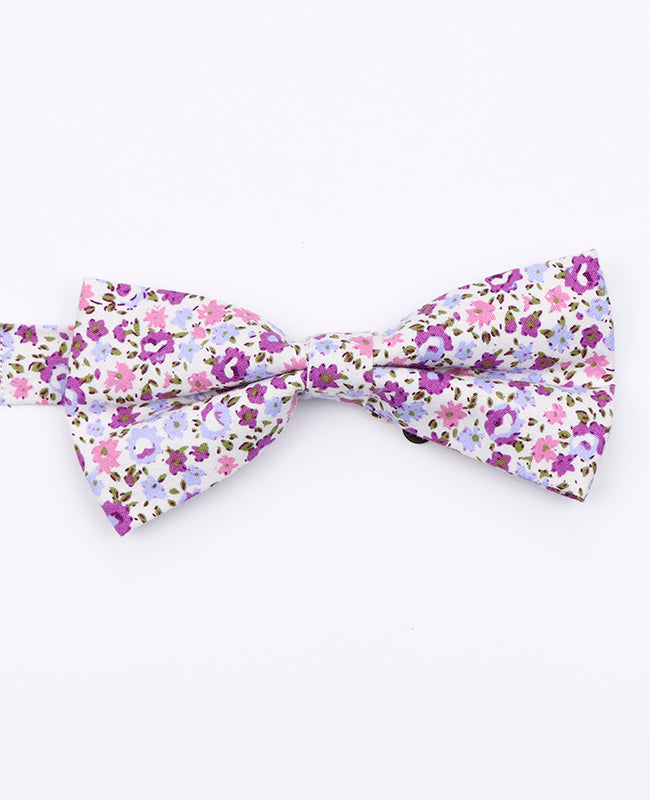 Noeud Papillon Liberty Violet Homme en Coton | Gaspard - Unipap's