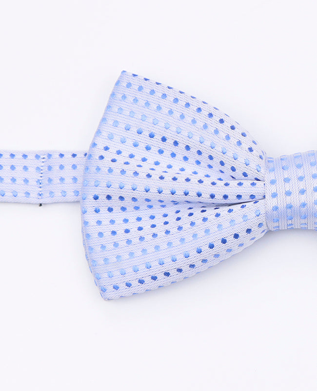 Noeud Papillon Bleu n°6 à Pois Homme en Polyester | Louis - Unipap's