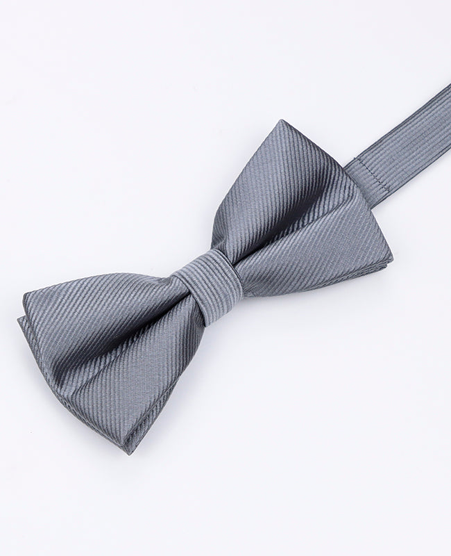 Noeud Papillon Gris n°1 Homme en Polyester | Lucien - Unipap's