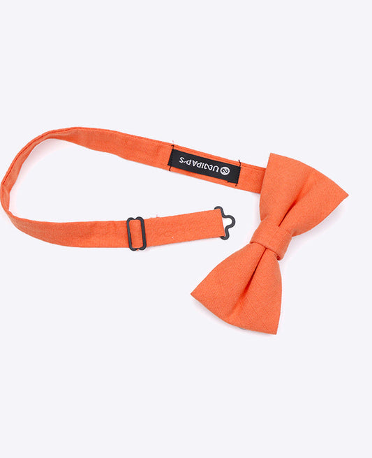 Noeud Papillon Orange n°3 Homme en Coton | Oscar - Unipap's