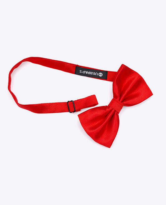 Noeud Papillon Rouge n°2 Homme en Polyester | Martin - Unipap's