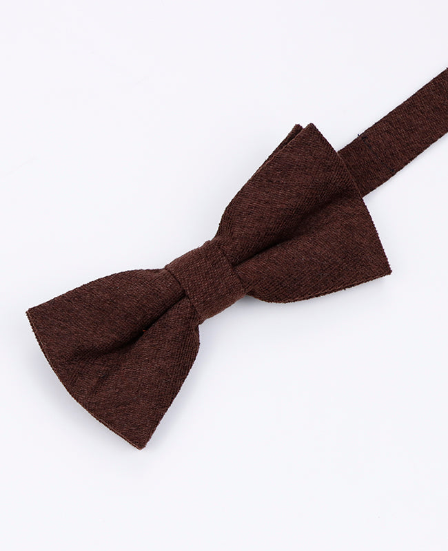 Noeud Papillon Marron n°2 Homme en Velours | Simon - Unipap's