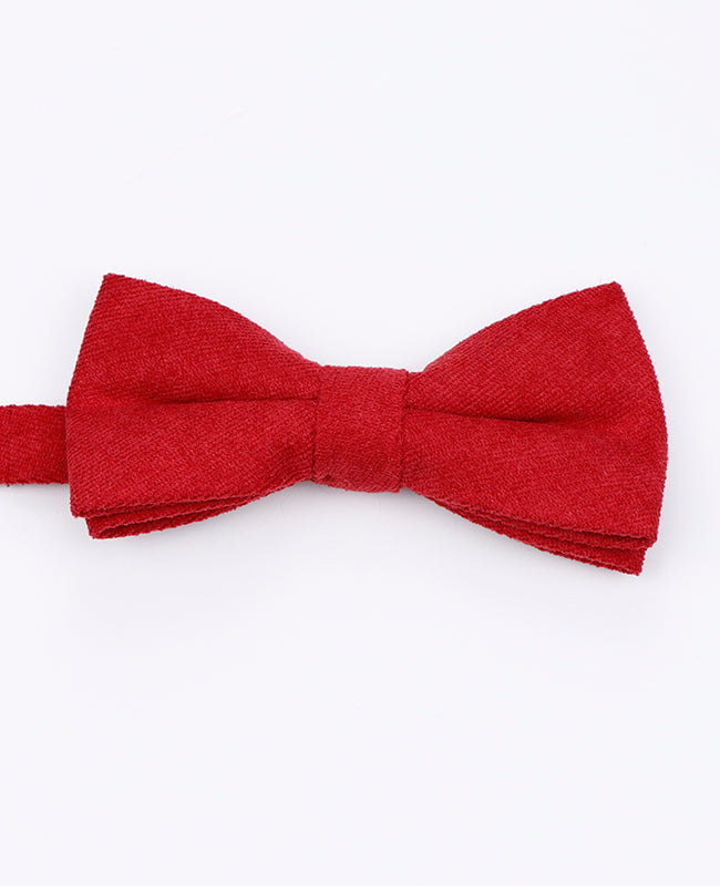Noeud Papillon Rouge n°2 Homme en Velours | Simon - Unipap's