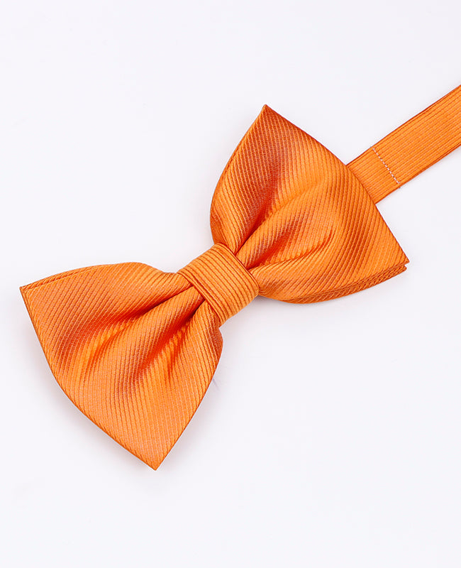 Noeud Papillon XL Orange Homme en Polyester | Lucien - Unipap's