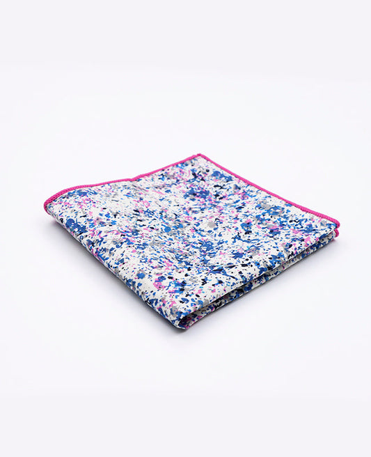 Pochette de Costume Liberty Blanc n°1 en Coton | Charles - Unipap's