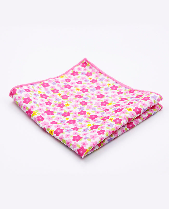 Pochette de Costume Liberty Rose n°1 en Coton | Gaspard - Unipap's