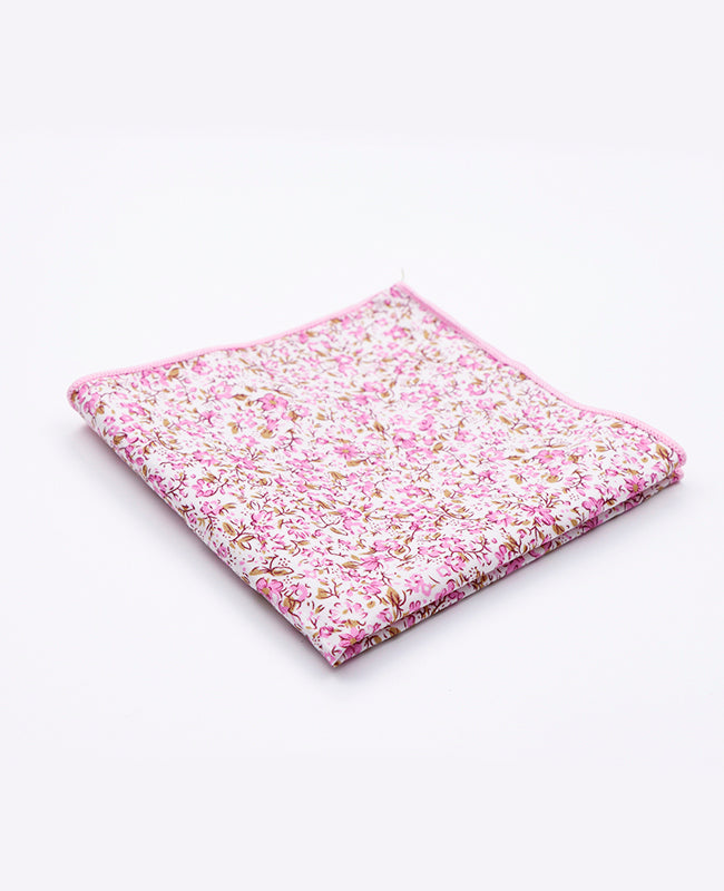 Pochette de Costume Liberty Rose n°4 en Coton | Gaspard - Unipap's