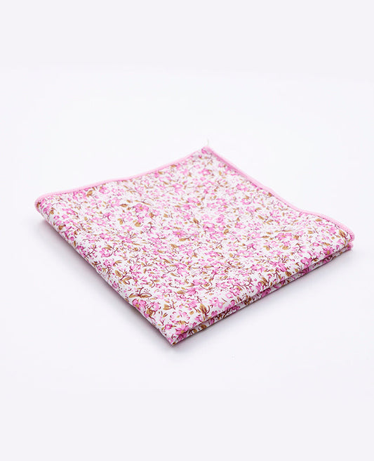 Pochette de Costume Liberty Rose n°4 en Coton | Gaspard - Unipap's