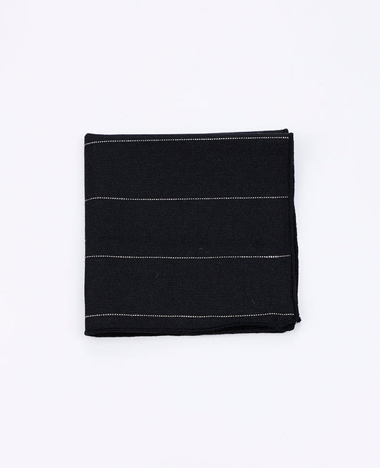 Pochette de Costume Tartan Noir n°2 en Coton | Marcel - Unipap's