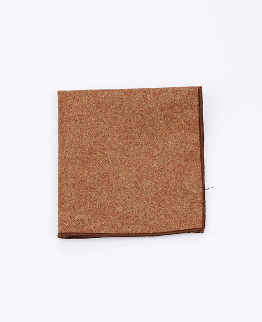 Pochette de Costume Marron en Laine | Claude - Unipap's