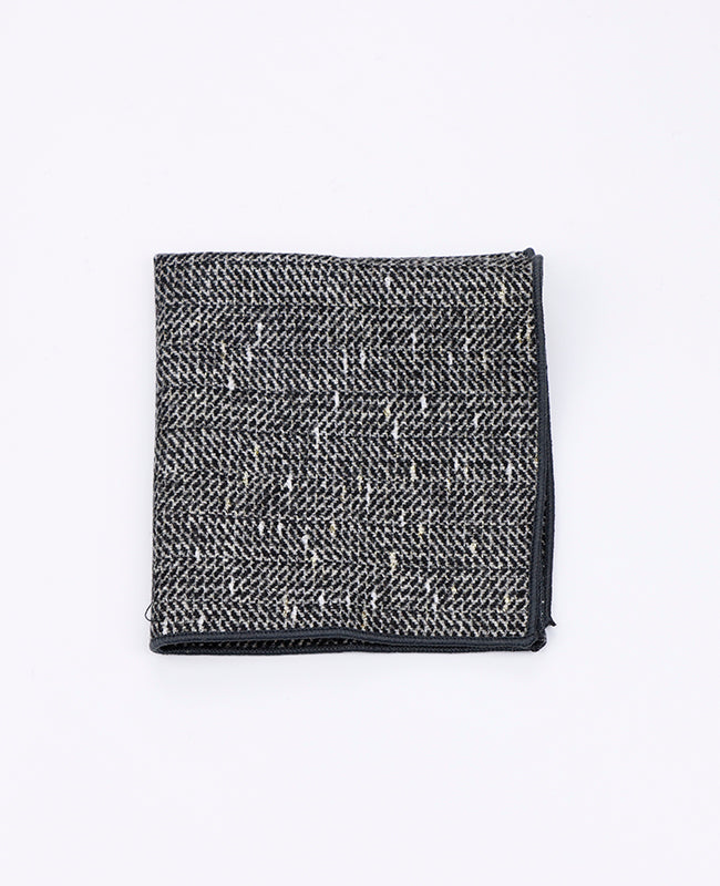 Pochette de Pochette Tartan Gris n°8 en Laine | Norbert - Unipap's