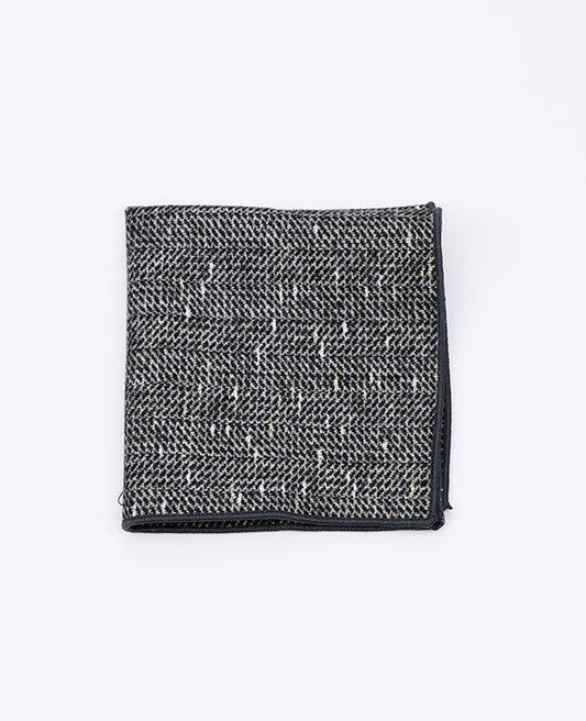 Pochette de Pochette Tartan Gris n°8 en Laine | Norbert - Unipap's