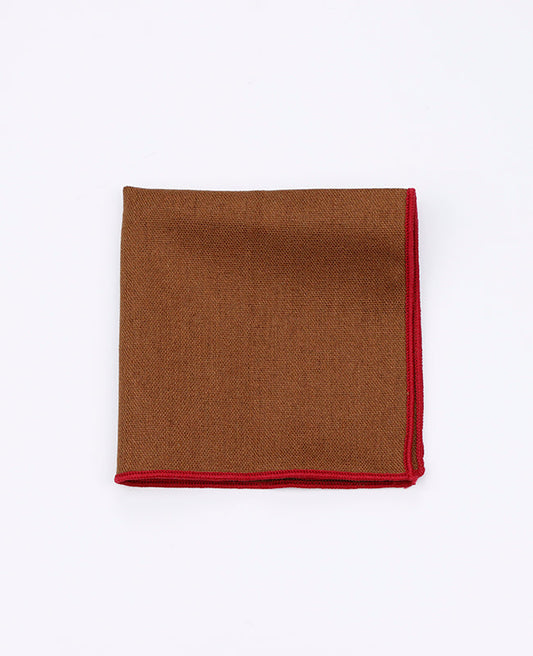 Pochette de Costume Marron n°1 en Lin | Basile - Unipap's