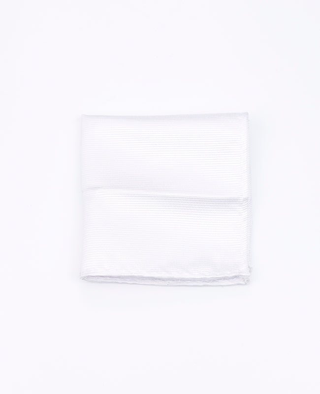 Pochette de Costume Blanc en Polyester | Lucien - Unipap's