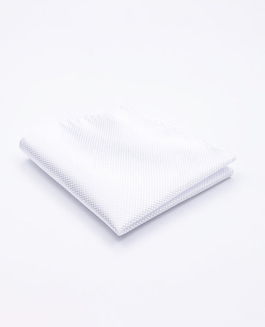 Pochette de Costume Blanc en Polyester | Martin - Unipap's