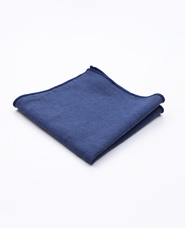 Pochette de Costume Bleu n°1 en Coton | Edgard - Unipap's