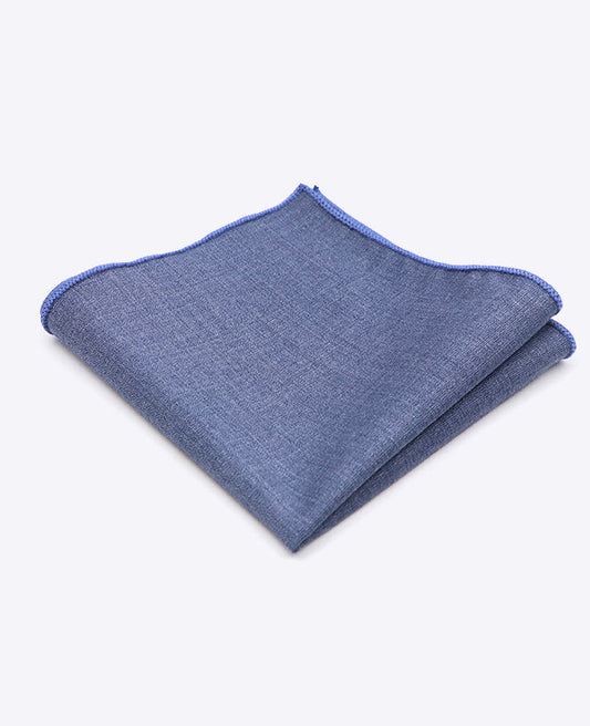 Pochette de Costume Bleu n°4 en Polyester | Octave - Unipap's