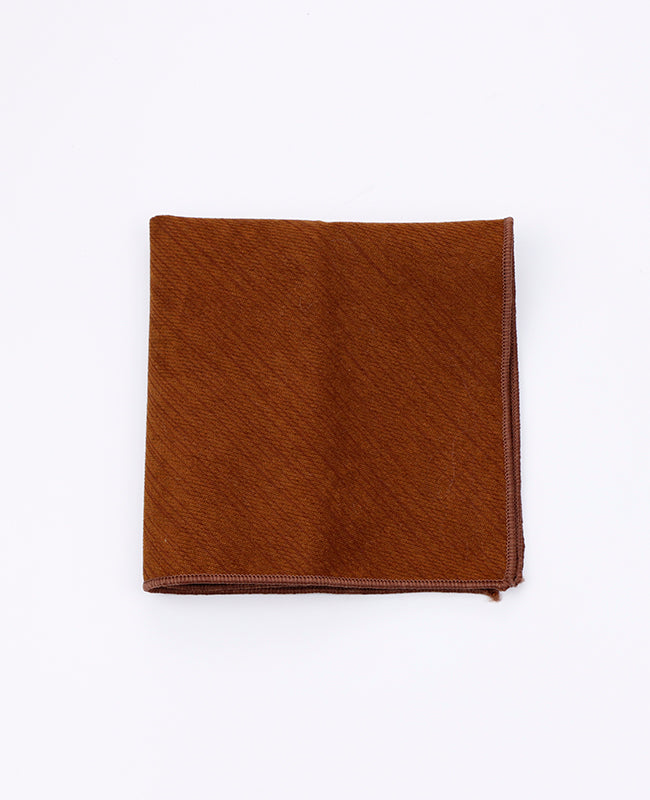 Pochette de Costume Marron n°2 en Polyester | Augustin - Unipap's
