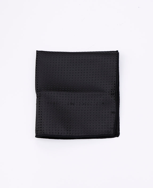 Pochette de Costume Noir n°1 à Pois en Polyester | Louis - Unipap's