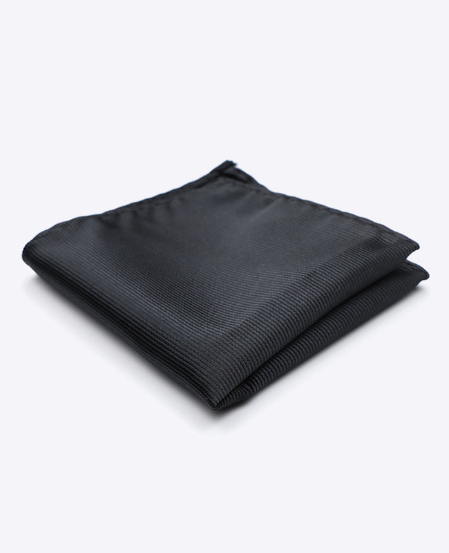 Pochette de Costume Noir en Polyester | Lucien - Unipap's