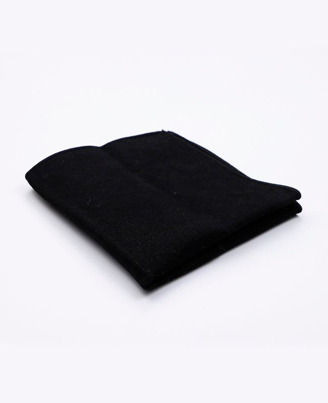 Pochette de Costume Noir en Polyester | Augustin - Unipap's