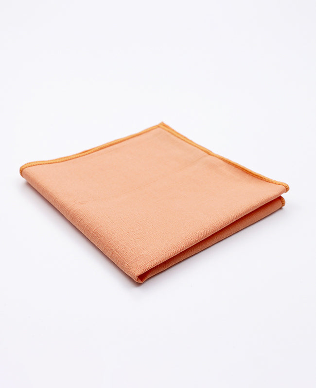 Pochette de Costume Orange n°1 en Coton | Oscar - Unipap's