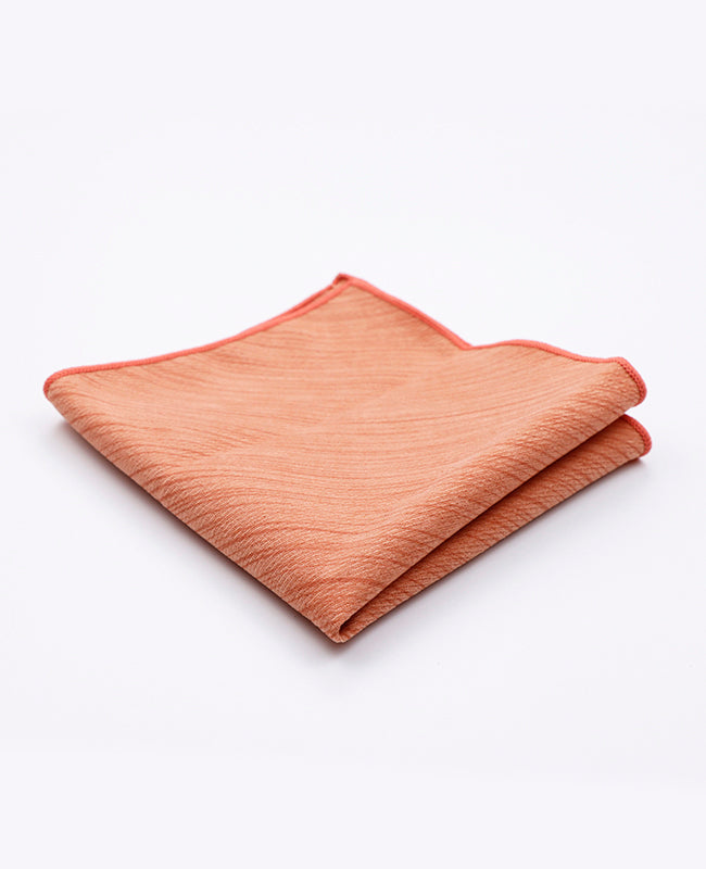 Pochette de Costume Orange en Polyester | Augustin - Unipap's