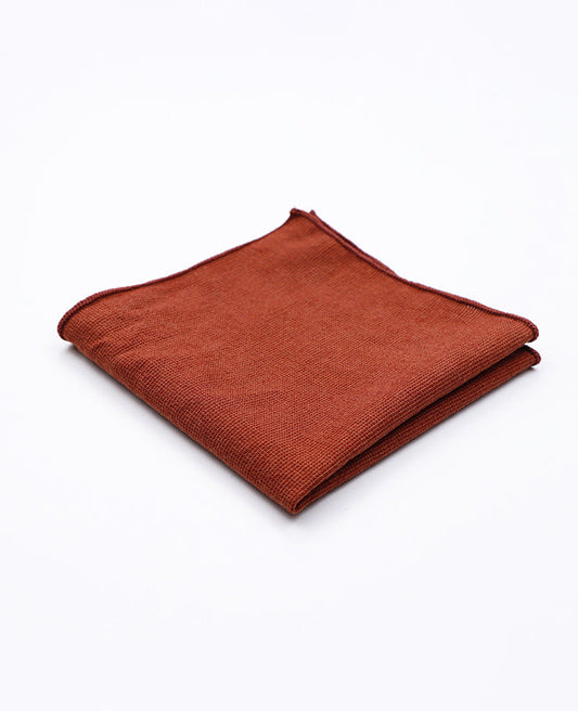 Pochette de Costume Rouge en Coton | Edgard - Unipap's