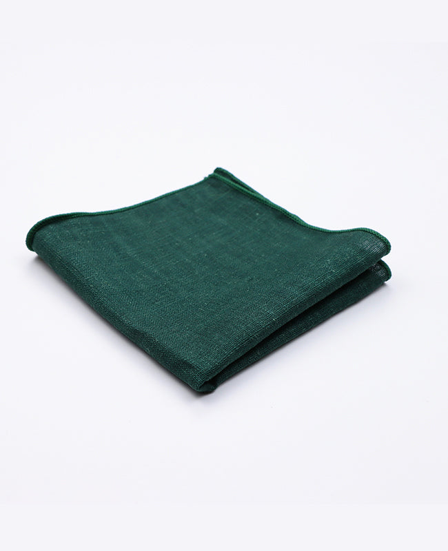Pochette de Costume Vert n°4 Homme en Coton | Edgard | Unipap's