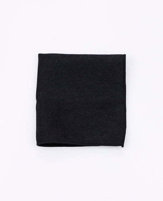 Pochette de Costume Noir en Effet Velours | Simon - Unipap's