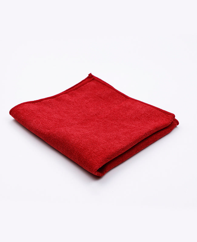 Pochette de Costume Rouge n°2 en Velours | Simon - Unipap's